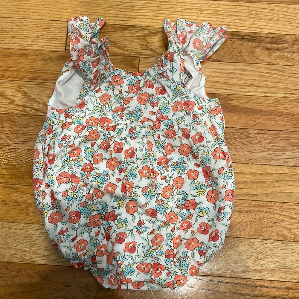 Janie and Jack Baby floral ruffle romper